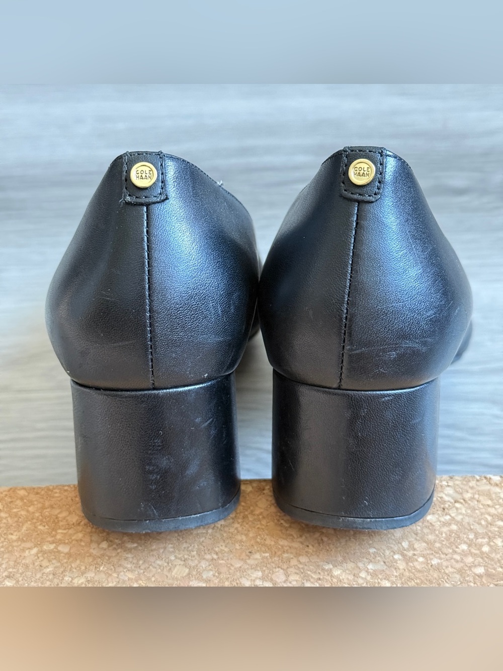 Cole Haan Grand OS Cap-Toe Block Heel Pump - Picture 3 of 6